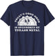Funny Cute Retro Vintage Thrash Metal T-Shirt - T-Shirt | Navy