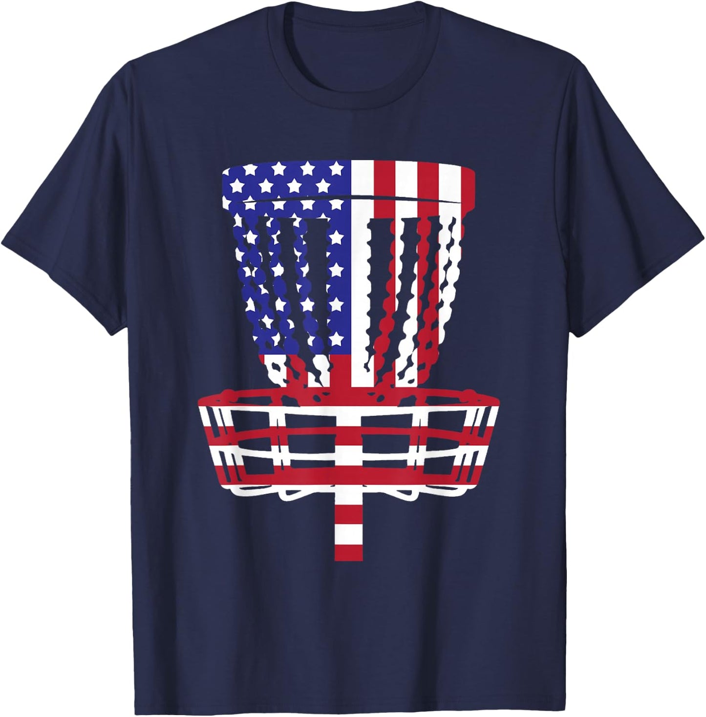 Cool Disc Golf Design Women Kids Disc Golf Player T-Shirt - T-Shirt | Navy