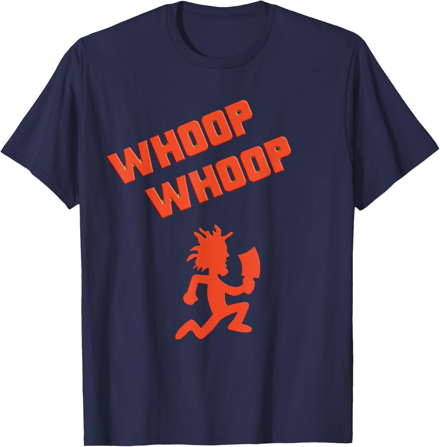 Juggalette ICP Whoop Man Extreme Colors Design T-Shirt - T-Shirt | Navy