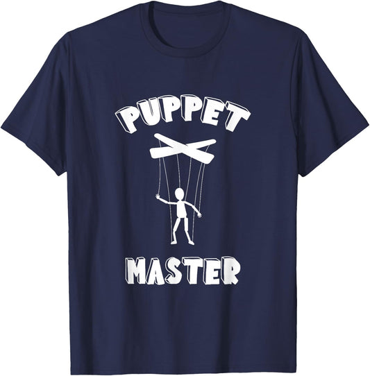 Puppet Master Puppeteer Ventriloquism Ventriloquist Puppet T-Shirt - T-Shirt | Navy
