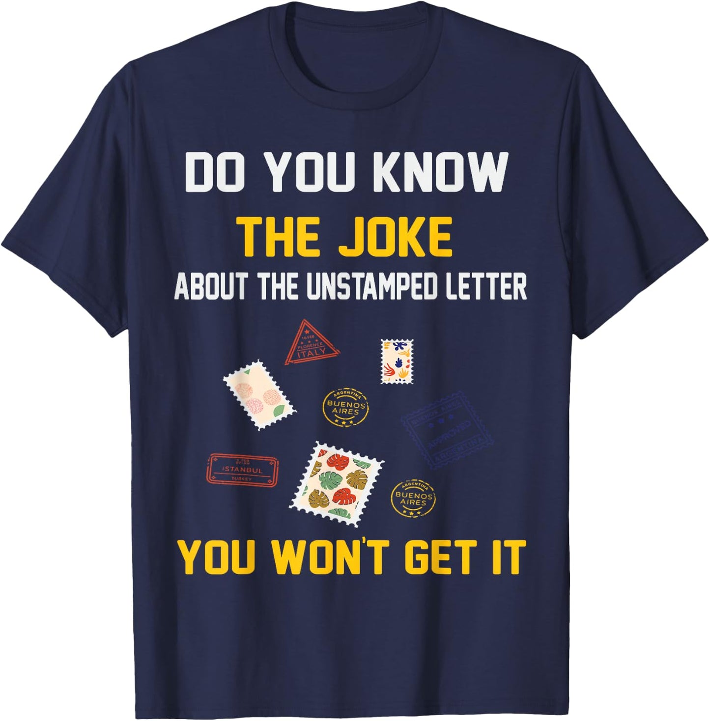 Funny Postal Worker Mail Man Delivery Service Post Office T-Shirt - T-Shirt | Navy