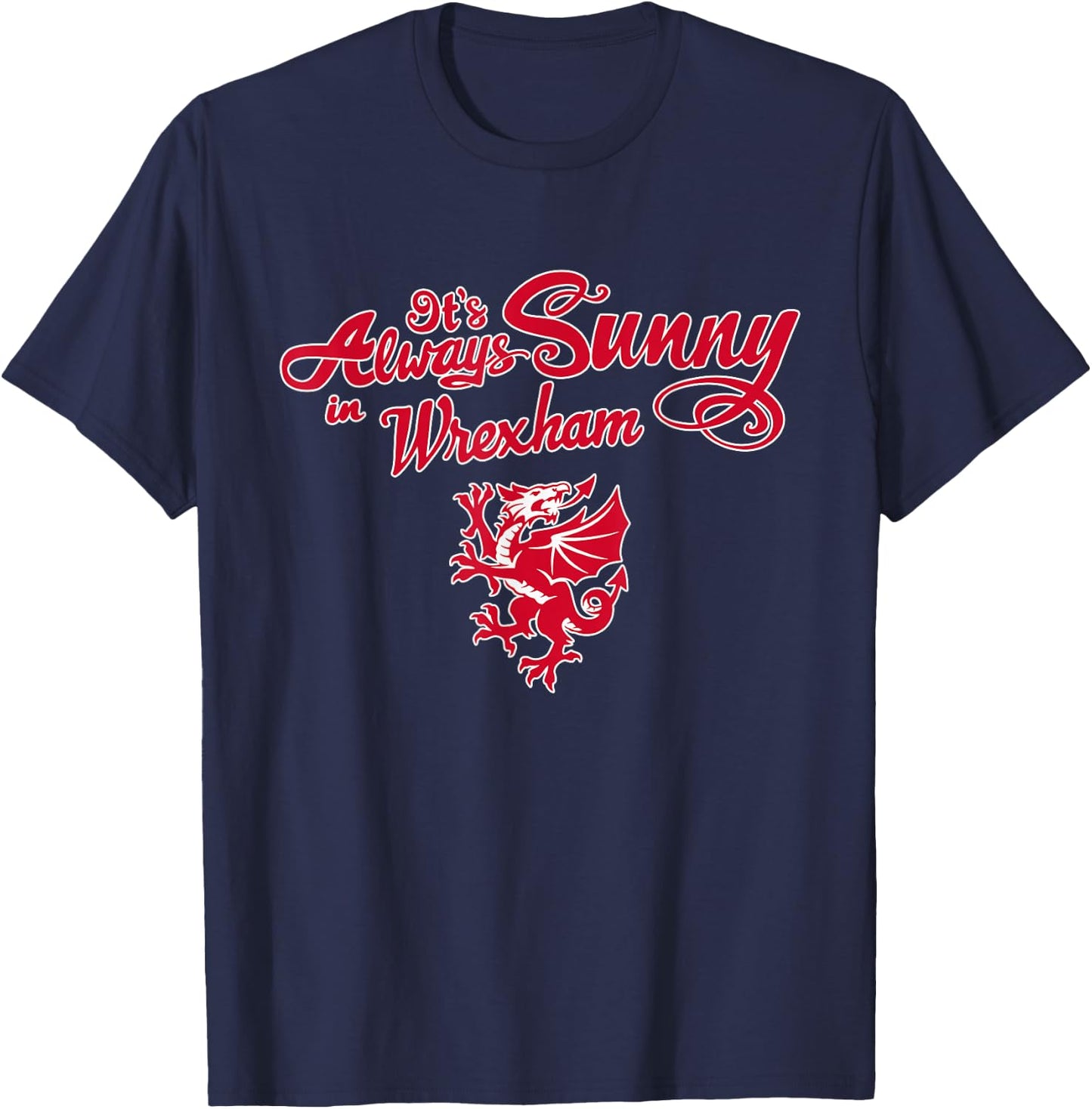 Sunny in Wrexham T-Shirt - T-Shirt | Navy