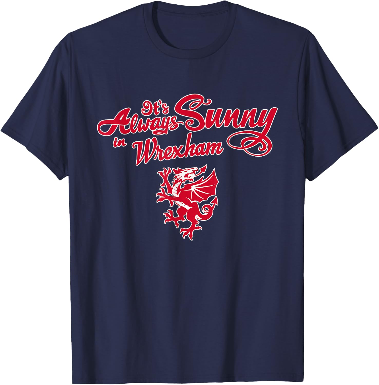 Sunny in Wrexham T-Shirt - T-Shirt | Navy