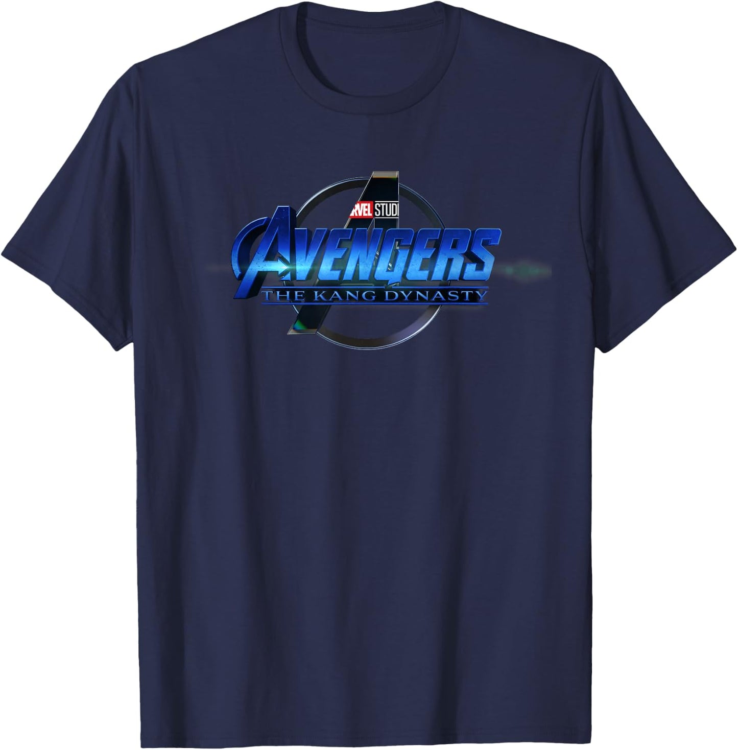 Marvel Studios Avengers: The Kang Dynasty MCU Movie Logo T-Shirt - T-Shirt | Navy