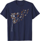 Dandelion Horses - Horse Lover Horseman Equestrian Riding T-Shirt - T-Shirt | Navy