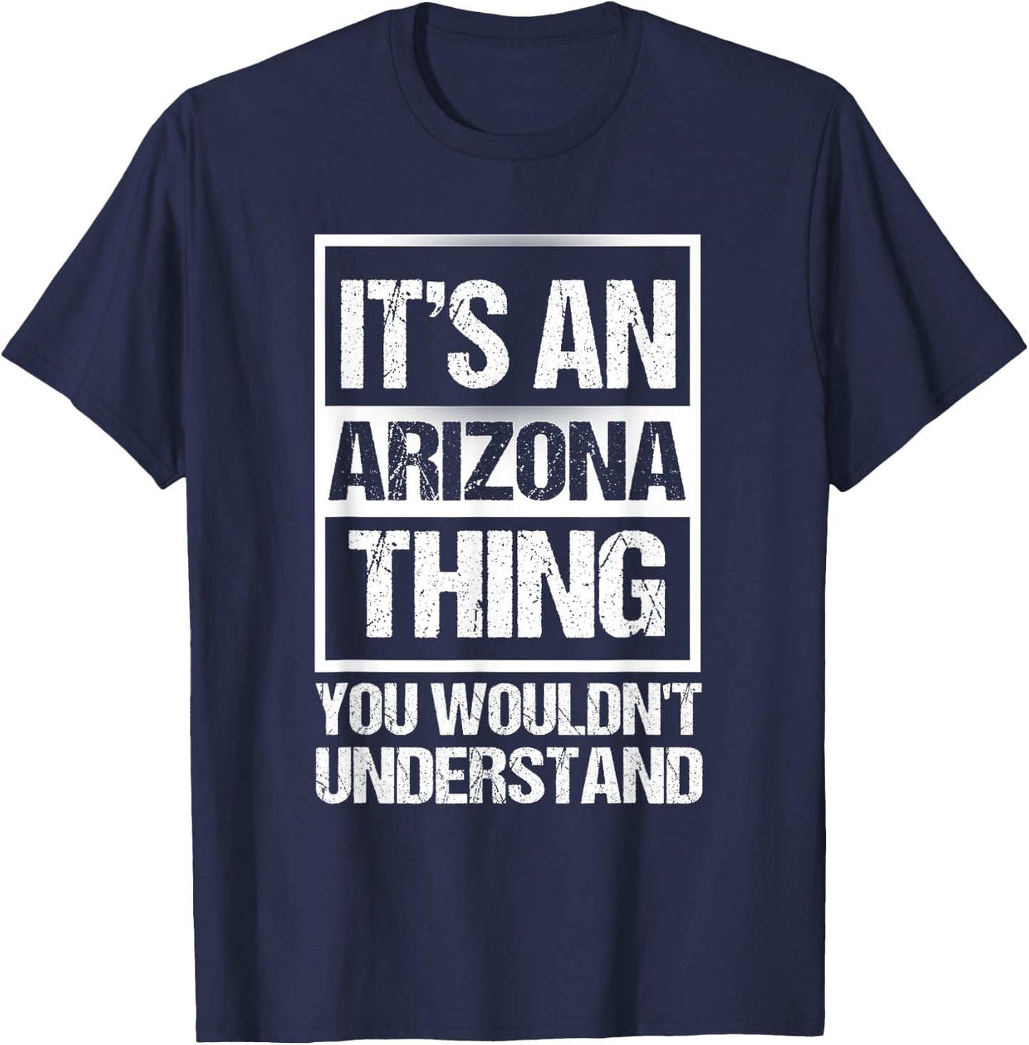 Retro Vintage Souvenir Arizona T-Shirt - T-Shirt | Navy