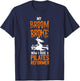 Pilates Instructor Teacher Halloween Witch My Broom Broke T-Shirt - T-Shirt | Navy