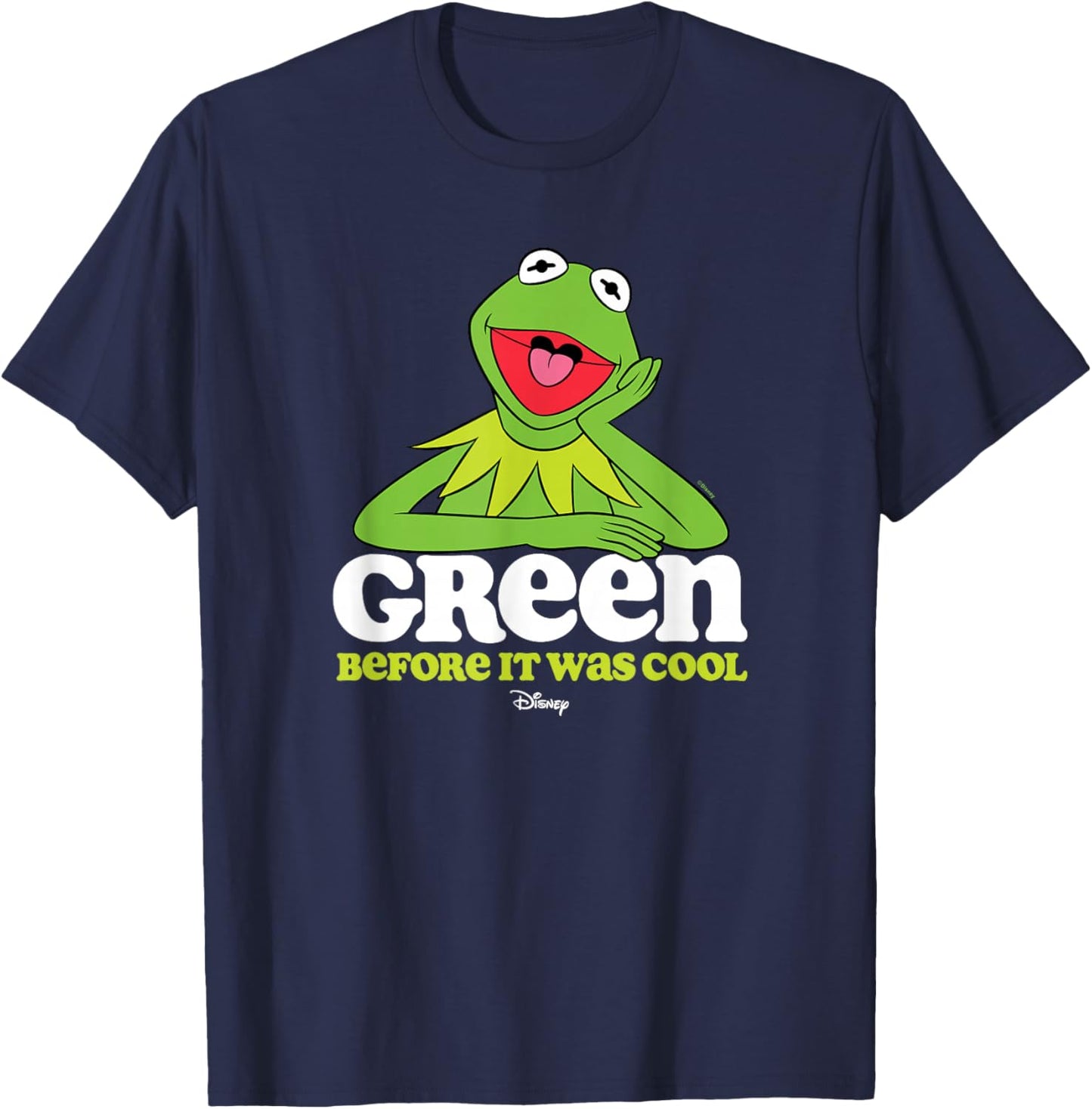 The Muppets - Kermit Green Before It Was Cool T-Shirt - T-Shirt | Navy