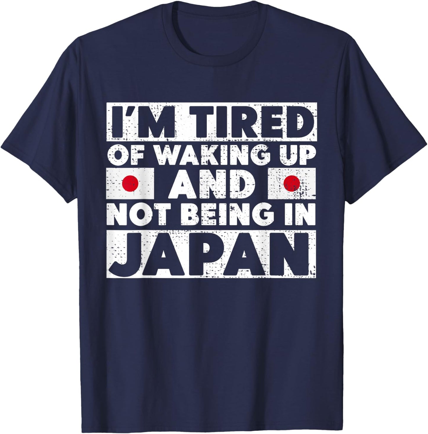 Japanese Themed Gifts - I Love Japan Tokyo Visits Culture T-Shirt - T-Shirt | Navy