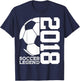 8th Birthday Soccer Legend 2018 T-Shirt - T-Shirt | Navy