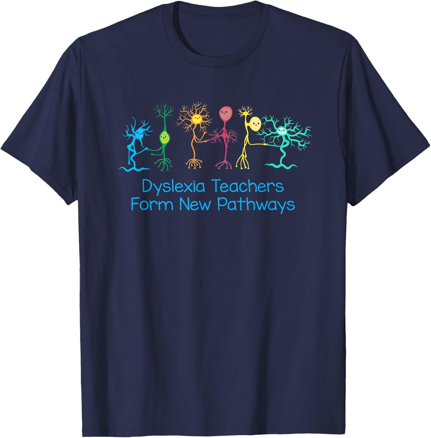 Dyslexia Specialist Teacher Squad Dyslexia Interventionist T-Shirt - T-Shirt | Navy