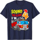 Sound the alarm I’m 4 Fire Truck 4 Year-Old Birthday Boy T-Shirt - T-Shirt | Navy