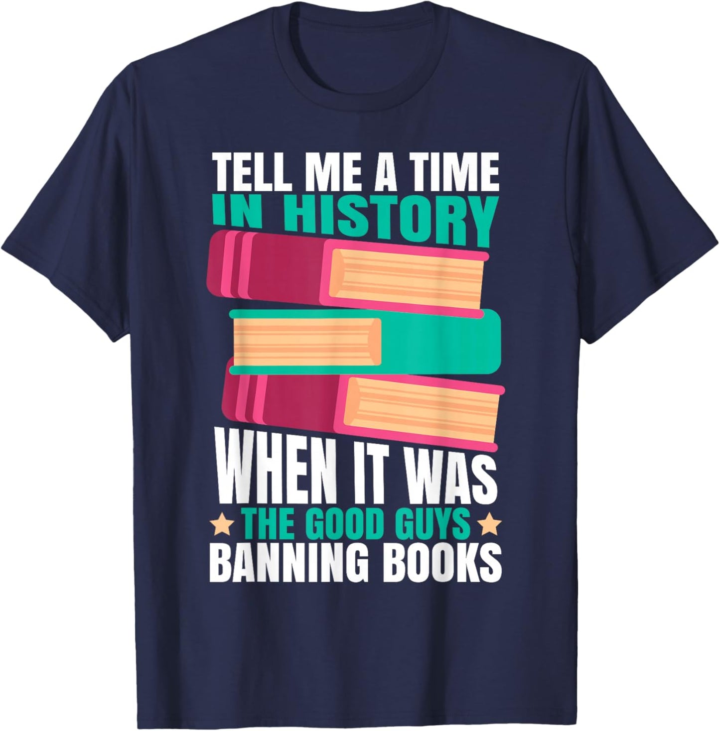 Banned Books Quote T-Shirt - T-Shirt | Navy