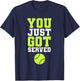 You Just Got Served Funny Tennis Men Boys Tennis ball T-Shirt - T-Shirt | Navy