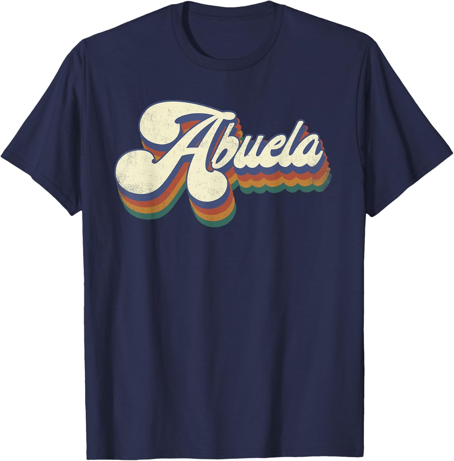 Abuela Gifts For Grandma Retro Vintage Mother's Day Abuela T-Shirt - T-Shirt | Navy