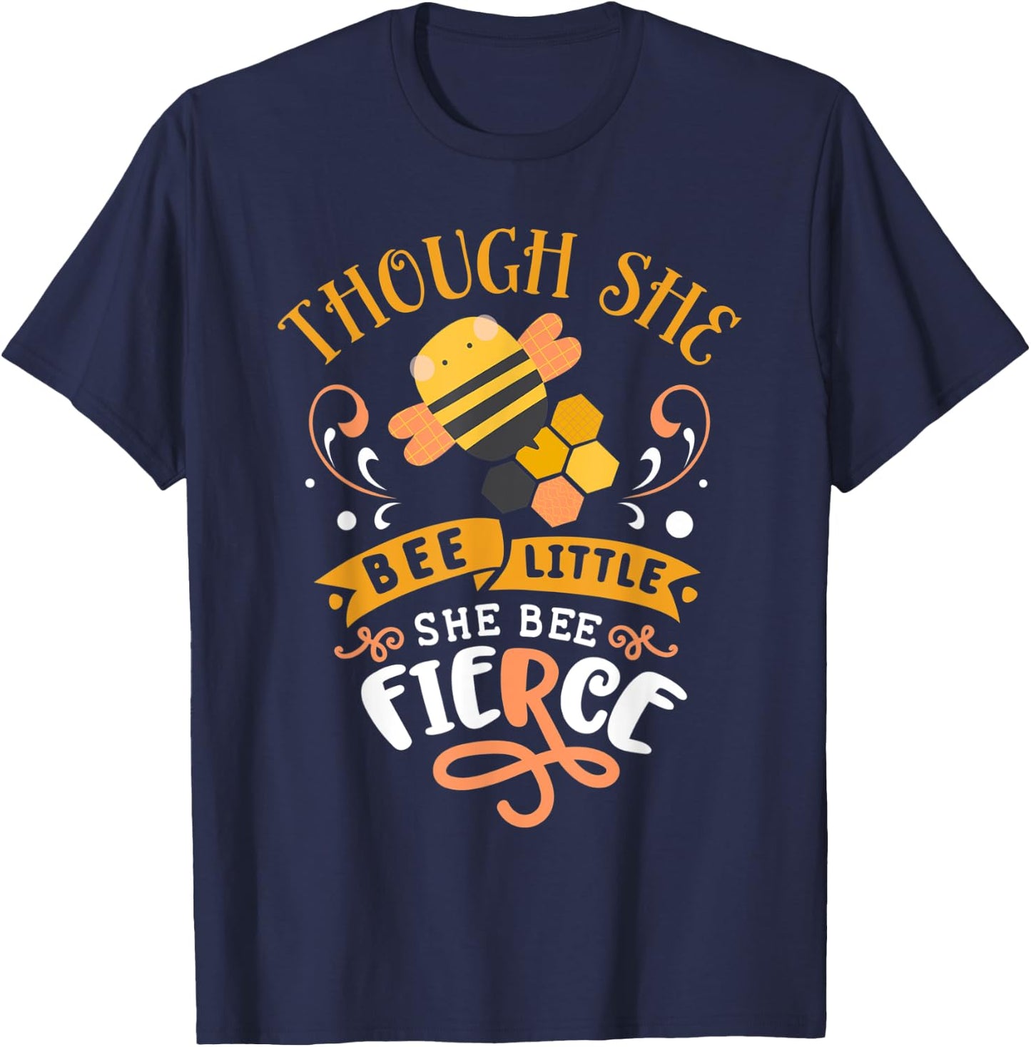 Fierce Little Bee T-Shirt - T-Shirt | Navy