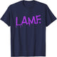 L.A.M.F. lamf punk rock retro debbie funtime summer camp T-Shirt - T-Shirt | Navy