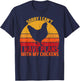 Sorry I Can't I Have Plans With My Chickens Funny Chicken T-Shirt - T-Shirt | Navy