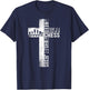 Chess Player Chess Piece Vintage Christian Jesus Cross T-Shirt - T-Shirt | Navy