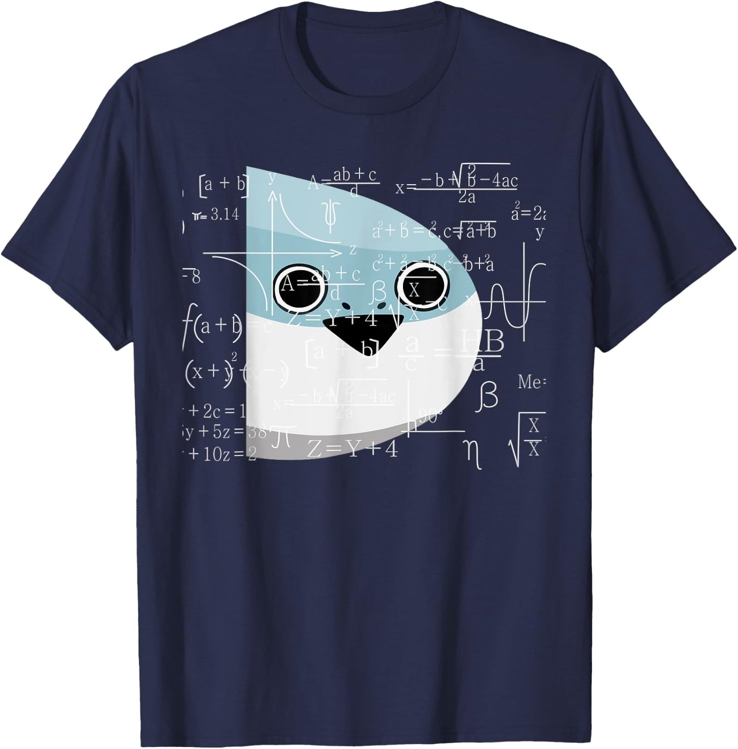 Sacabambaspis Fish Math Meme T-Shirt - T-Shirt | Navy