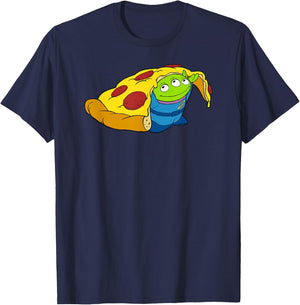 Disney and Pixar's Toy Story Alien Pizza T-Shirt - T-Shirt | Navy