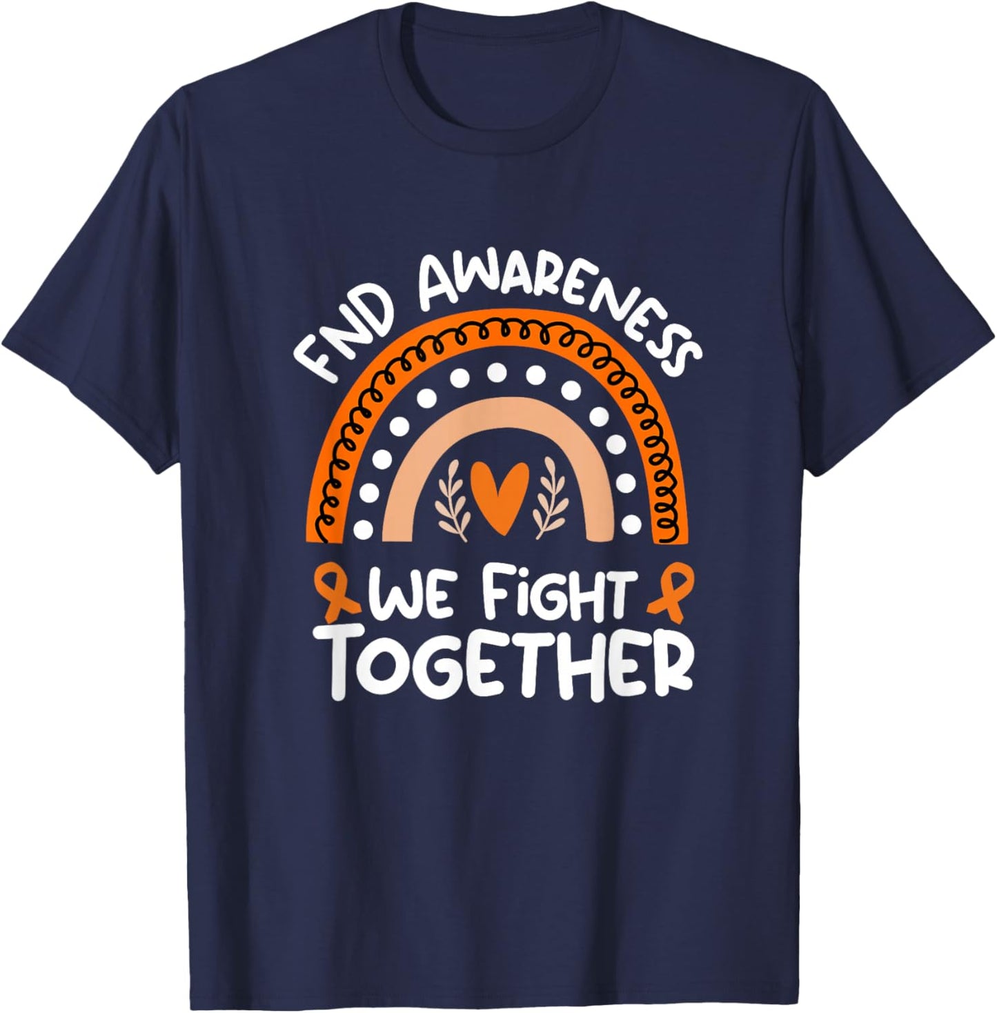 Functional Neurological Disorder Awareness Design | FND T-Shirt - T-Shirt | Navy