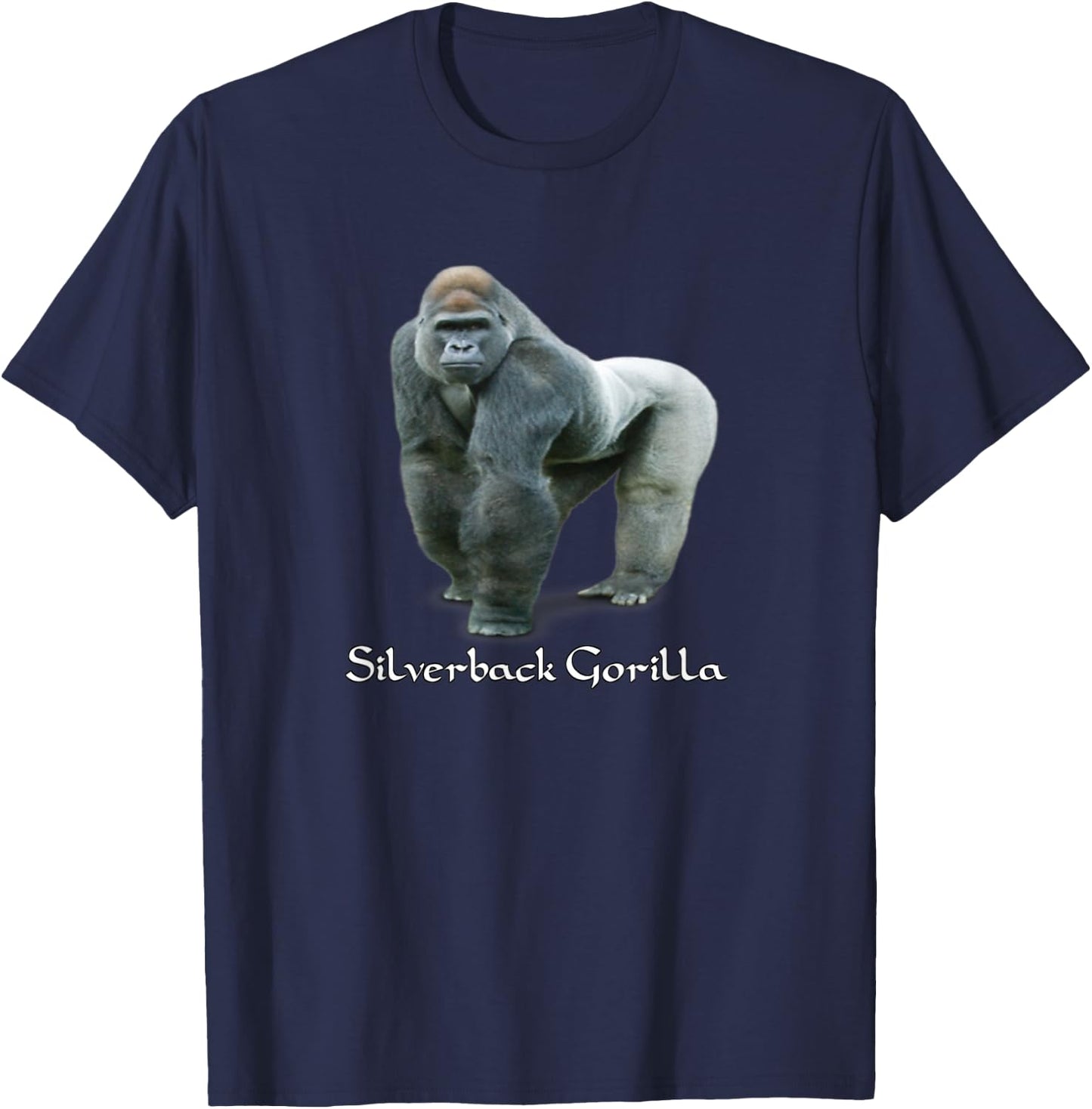 Silverback Gorilla T-Shirt - T-Shirt | Navy