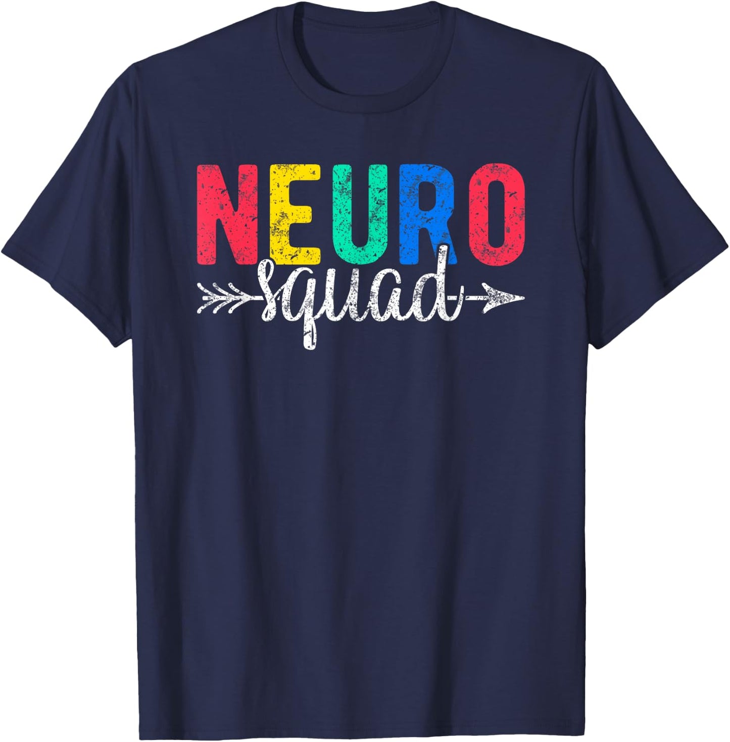 Neuro Squad Neurology Nurse Neuroscience T-Shirt - T-Shirt | Navy