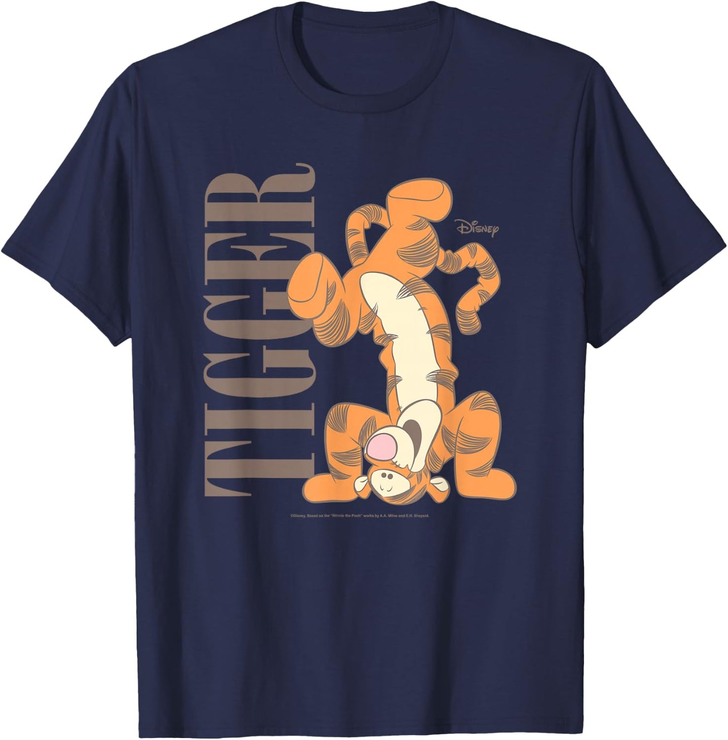 Winnie the Pooh - Muted Tigger T-Shirt - T-Shirt | Navy