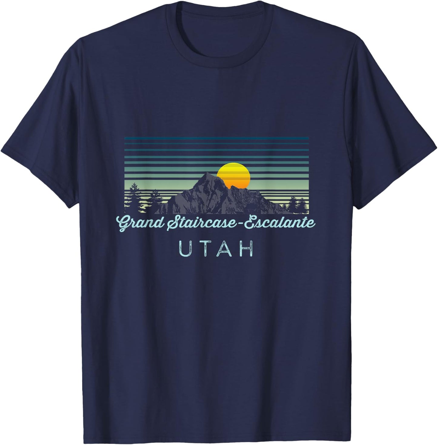 Grand Staircase-Escalante Retro Clothes & Gear - Souvenir T-Shirt - T-Shirt | Navy