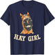 Horse Rider Funny Equestrian Men's Black Funny Horse T-Shirt - T-Shirt | Navy