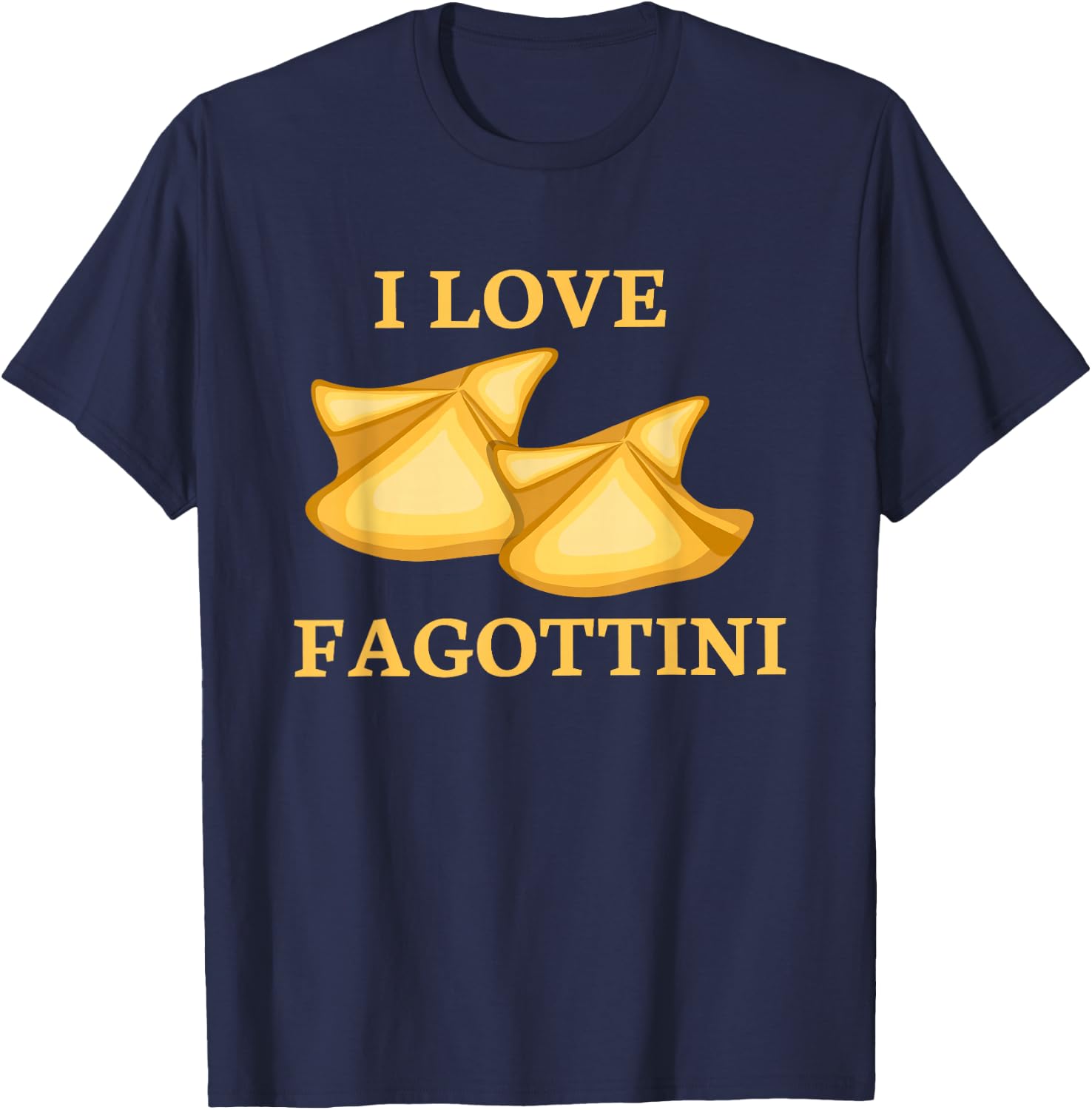 Fagottini Pasta Maker Foodie Italian Food Lover T-Shirt - T-Shirt | Navy