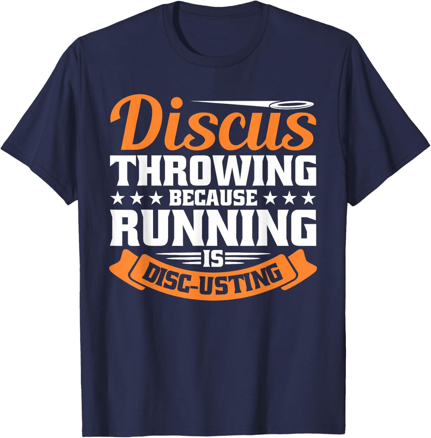 Discus Throwing Discus Track And Field Discus Thrower T-Shirt - T-Shirt | Navy