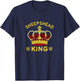 Sheepshead King Funny Playing Card Game T-Shirt - T-Shirt | Navy