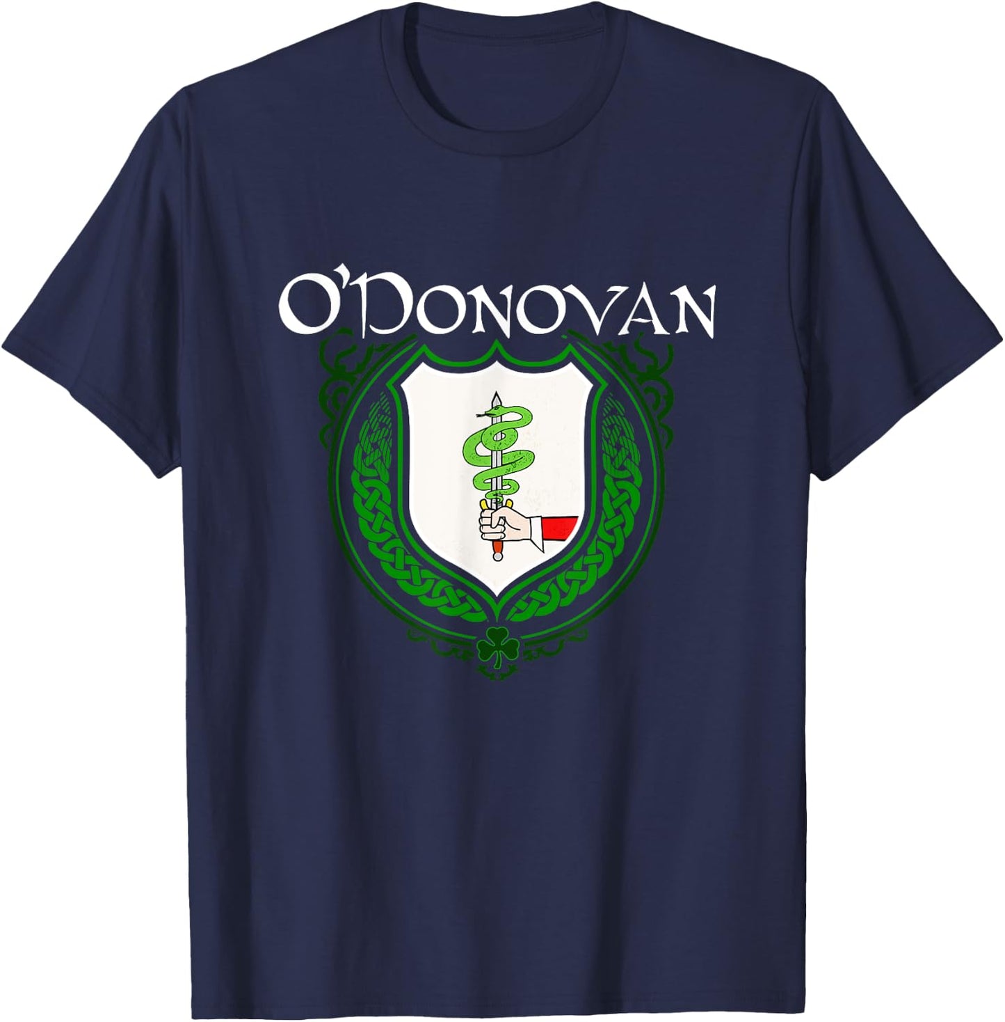 O'Donovan Surname Irish Clan Tartan Badge Ireland T-Shirt - T-Shirt | Navy
