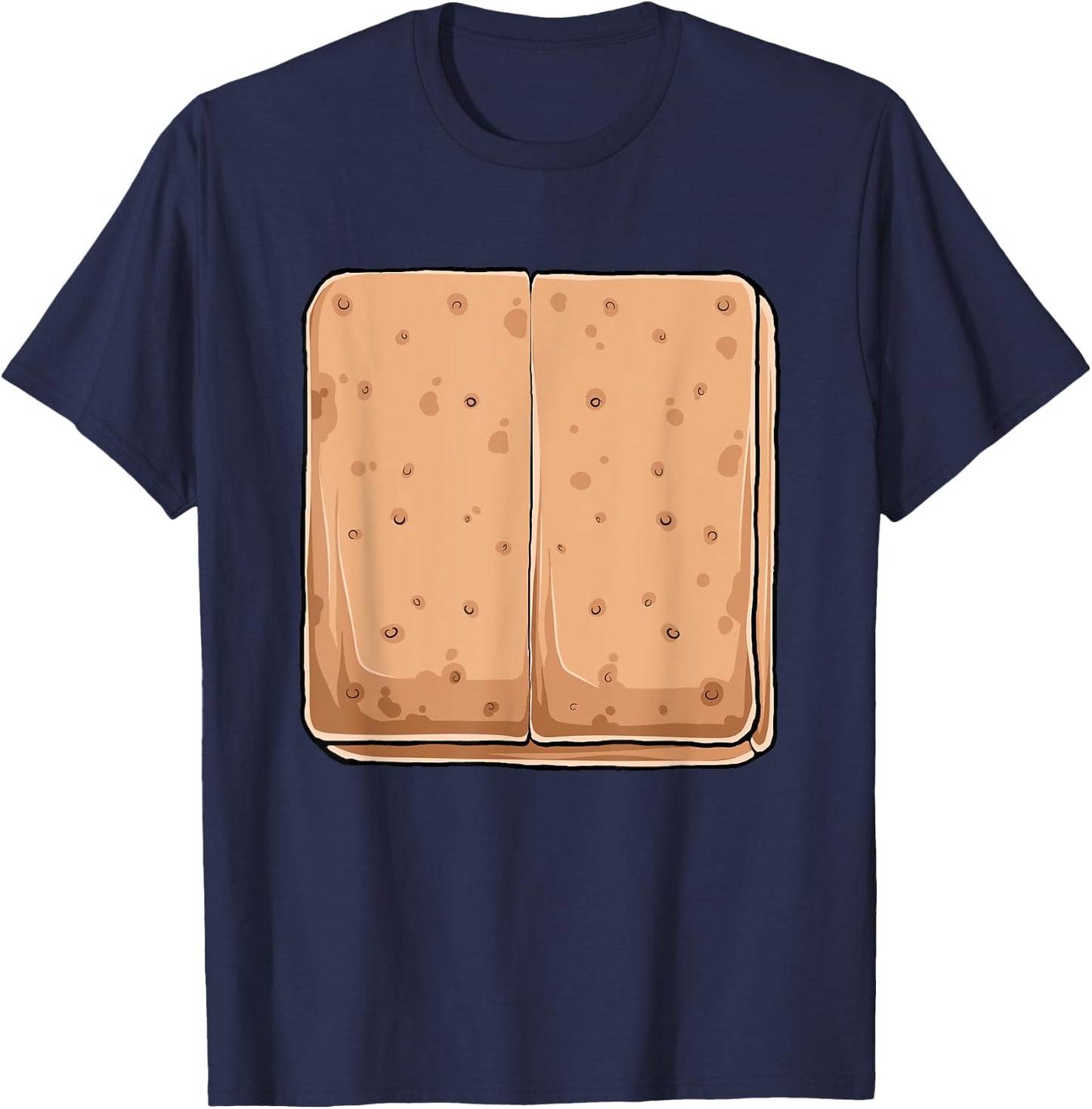 Graham Cracker S'mores Costume Group Camping T-Shirt - T-Shirt | Navy