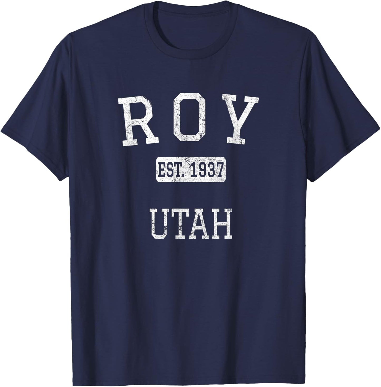 Roy Utah UT Vintage T-Shirt - T-Shirt | Navy