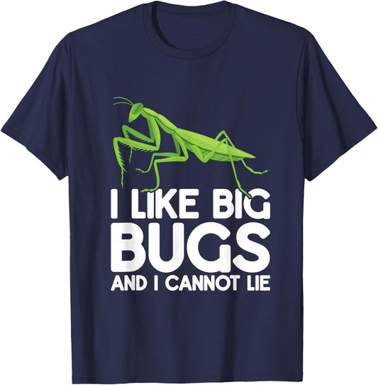 Praying Mantis Insects Bug Love Praying Mantis Retro T-Shirt - T-Shirt | Navy