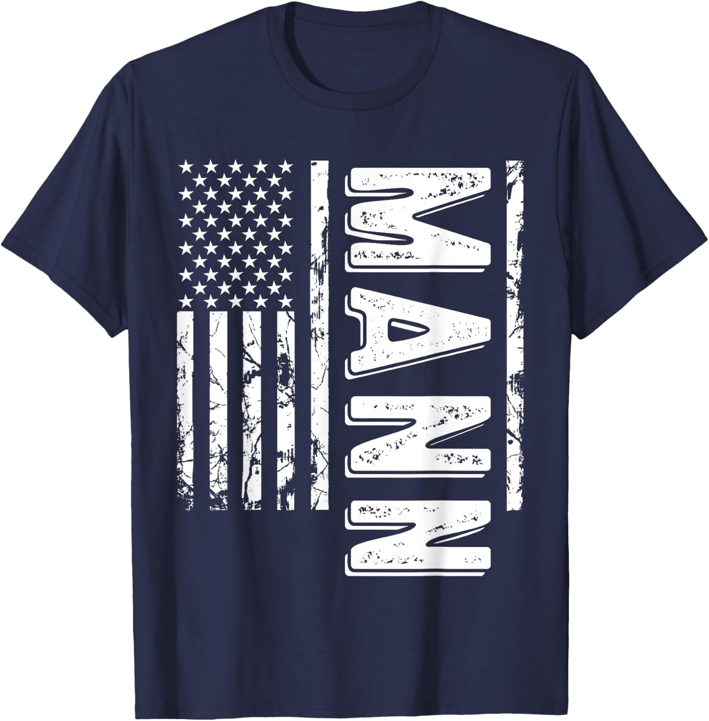 Mann Last Name Funny Surname Team Mann Family T-Shirt - T-Shirt | Navy