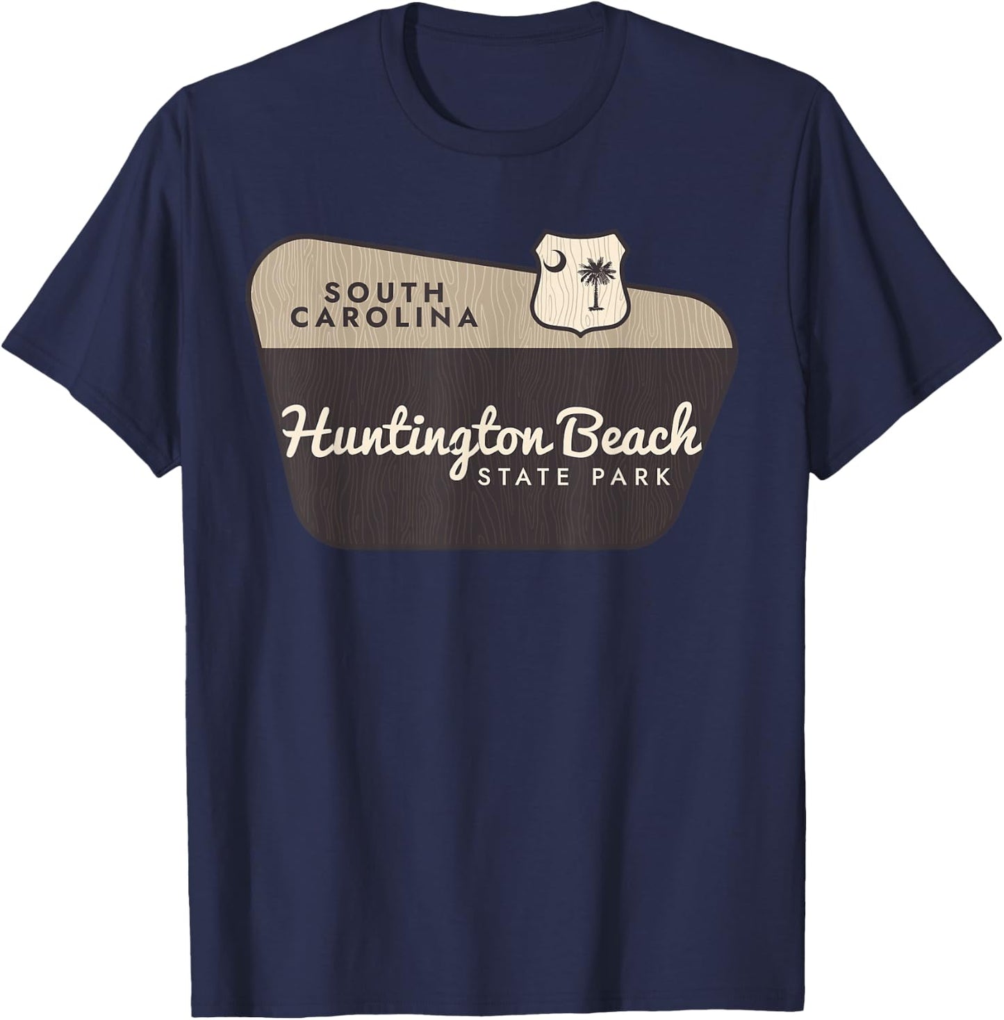 Huntington Beach State Park South Carolina Welcome Souvenir Women Kids T-Shirt - T-Shirt | Navy