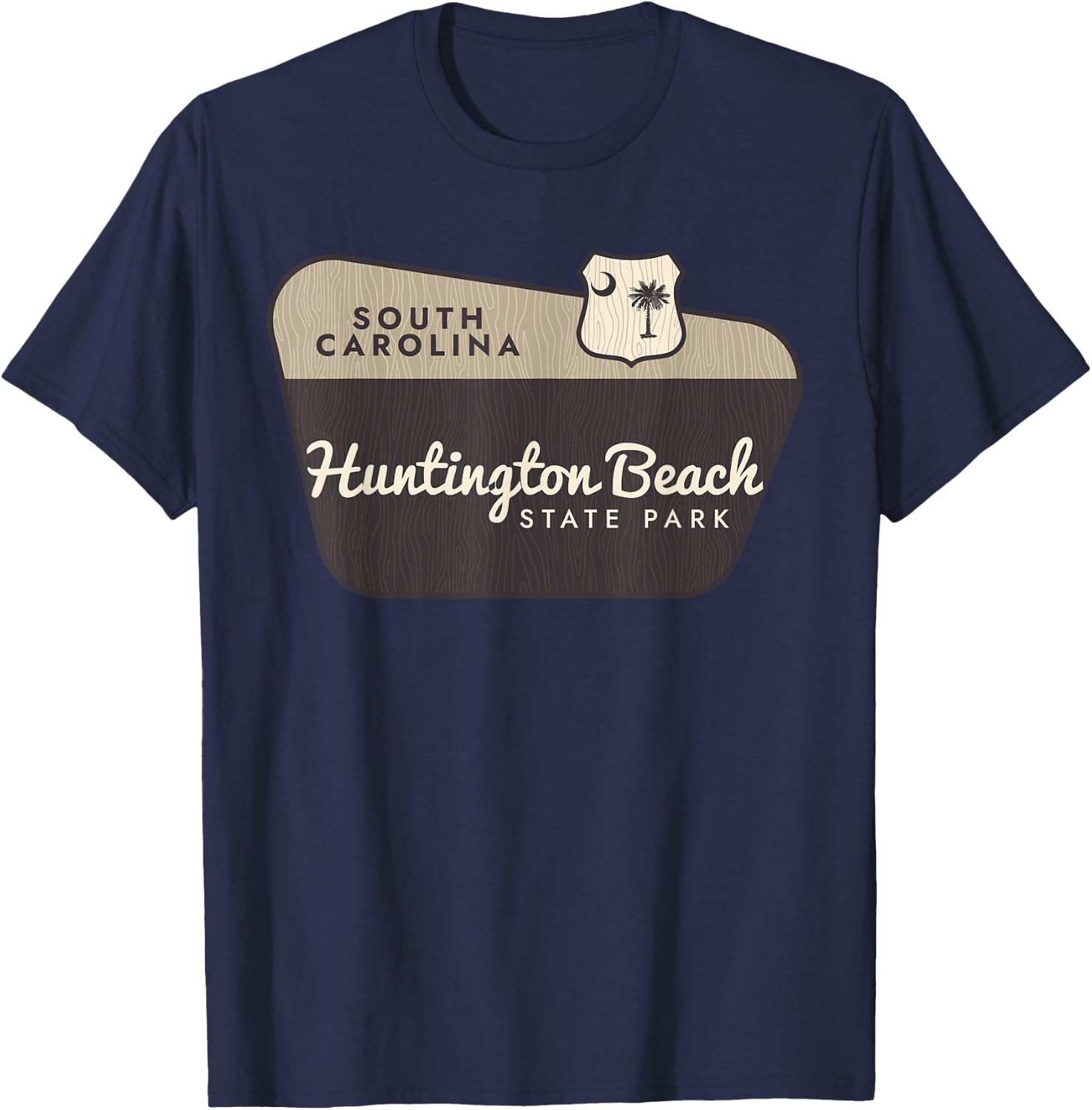 Huntington Beach State Park South Carolina Welcome Souvenir Women Kids T-Shirt - T-Shirt | Navy