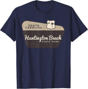 Huntington Beach State Park South Carolina Welcome Souvenir Women Kids T-Shirt - T-Shirt | Navy