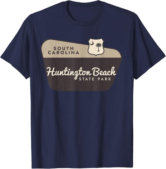 Huntington Beach State Park South Carolina Welcome Souvenir Women Kids T-Shirt - T-Shirt | Navy