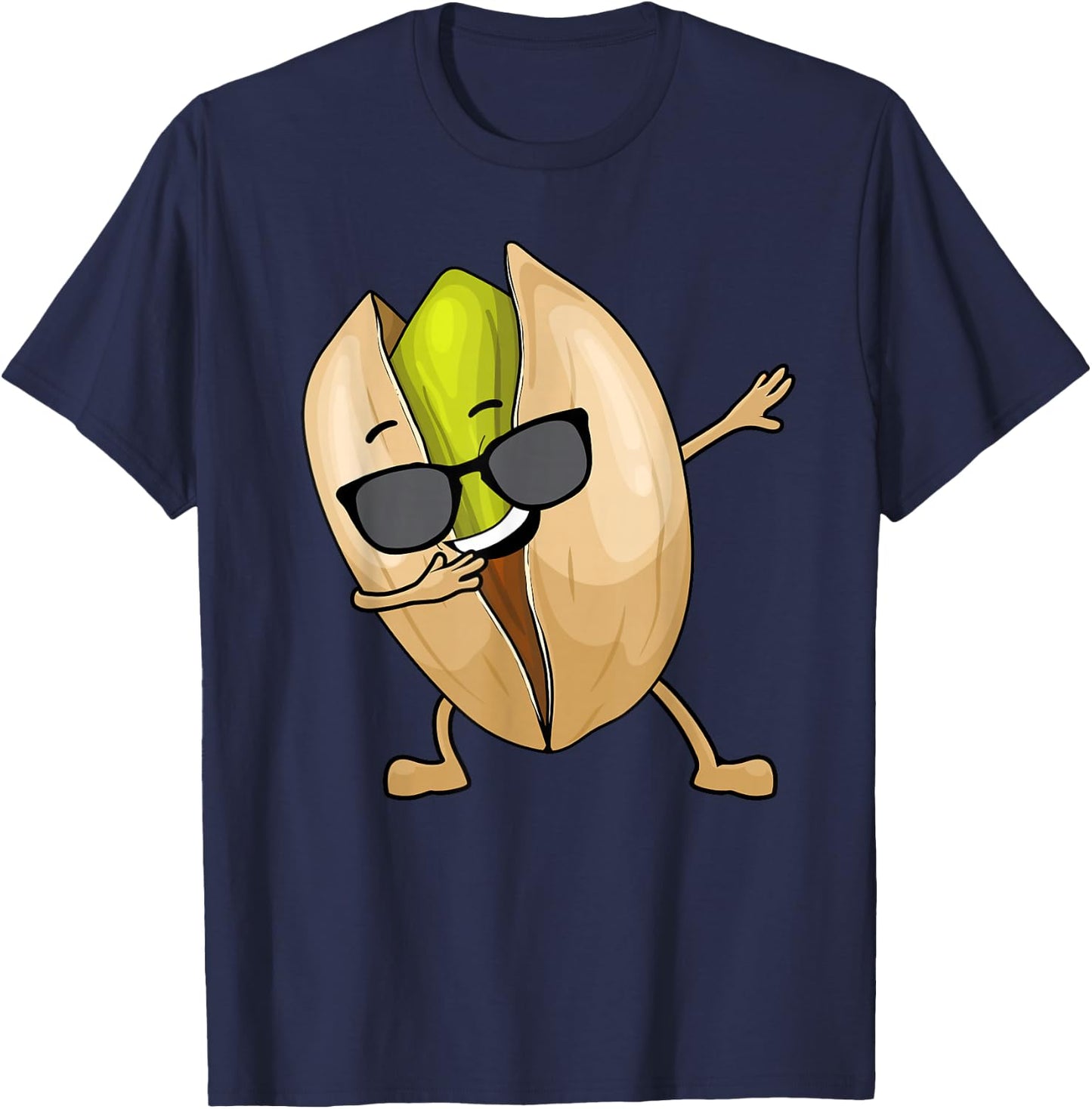 Pistachio Art Women Nut Food Lover Vegan Pistachios T-Shirt - T-Shirt | Navy