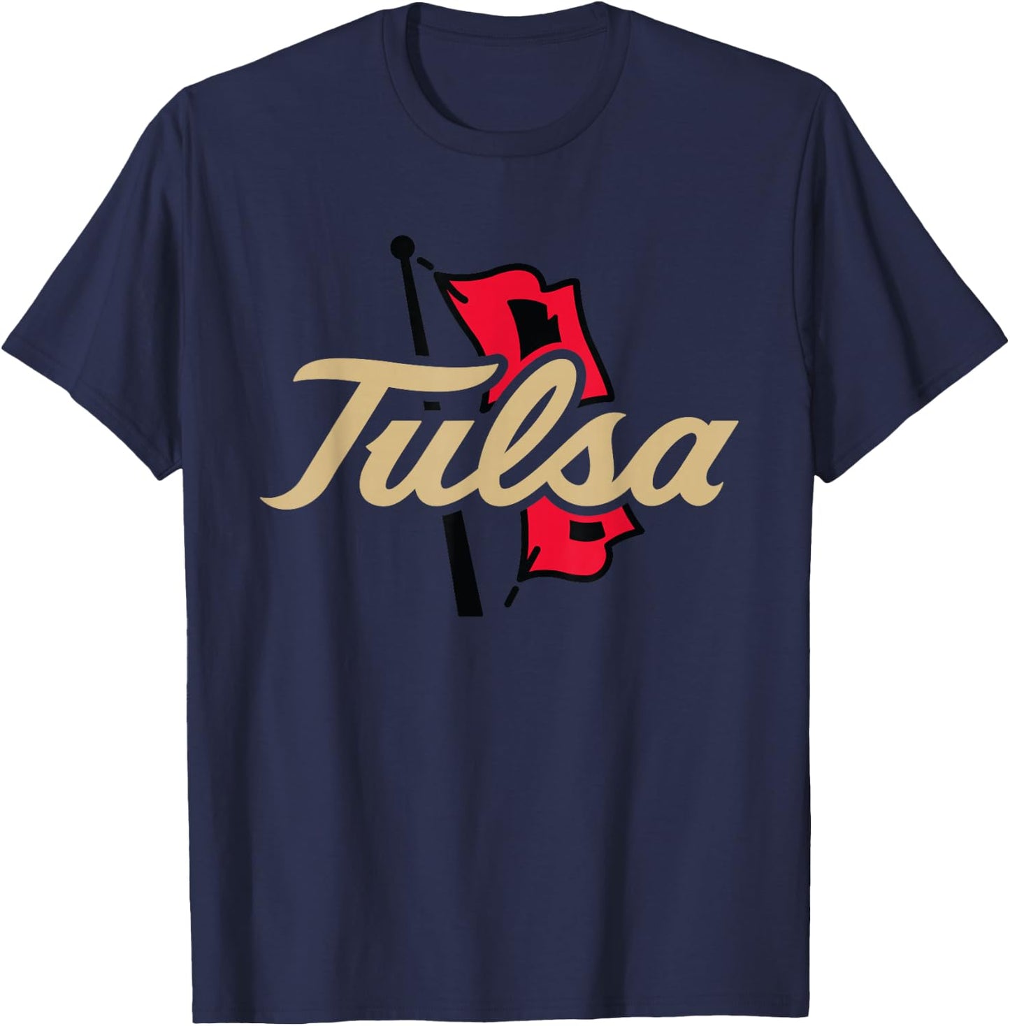 Tulsa Golden Hurricane | NCAA University Merch | NCAFTUL01 T-Shirt - T-Shirt | Navy