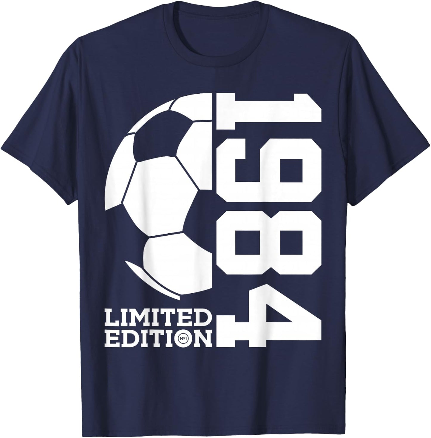 42nd BIRTHDAY SOCCER LIMITED EDITION 1984 T-Shirt - T-Shirt | Navy