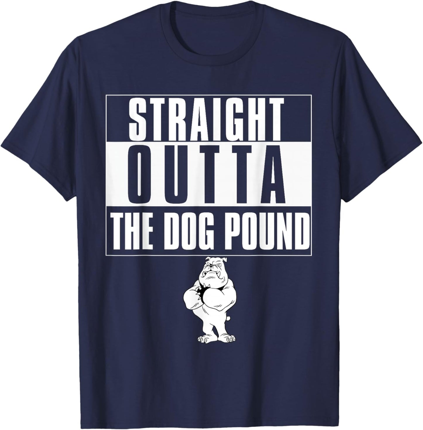 Funny dog pound T-Shirt - T-Shirt | Navy