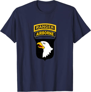 Kids 101st Airborne Ranger Tab for Boys, Girls, Son, Daughter T-Shirt - T-Shirt | Navy