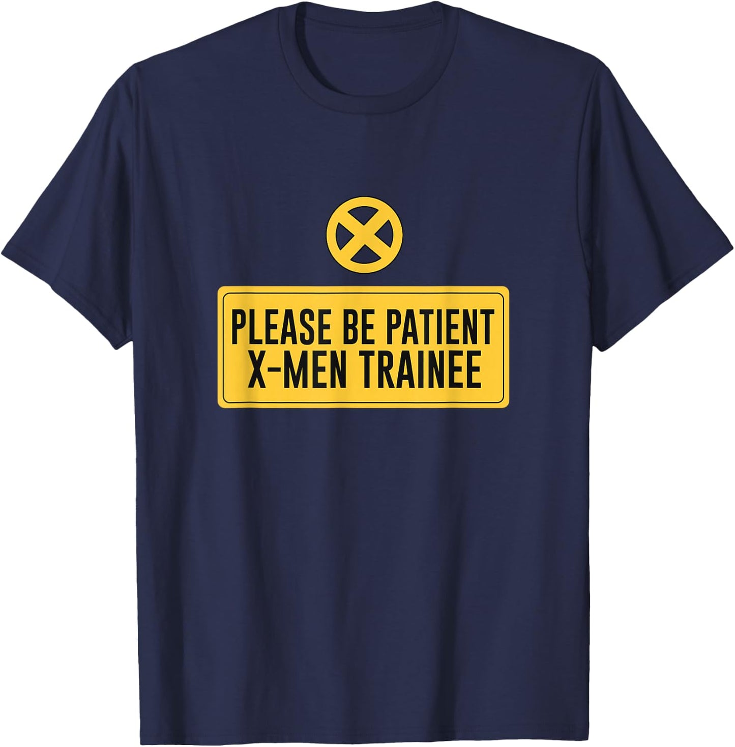 Marvel X-Men Please Be Patient X-Men Trainee T-Shirt - T-Shirt | Navy