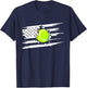 American Flag Tennis Apparel - Tennis T-Shirt - T-Shirt | Navy